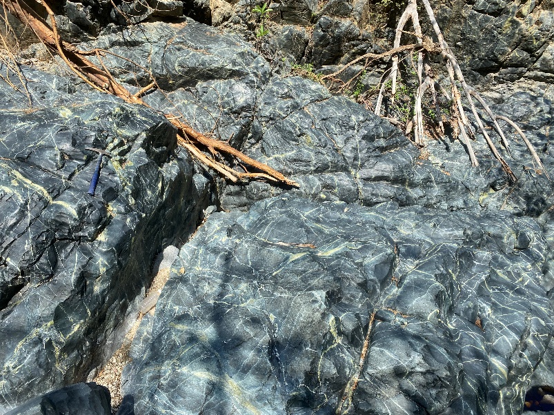 A close-up of a rock
Description automatically generated